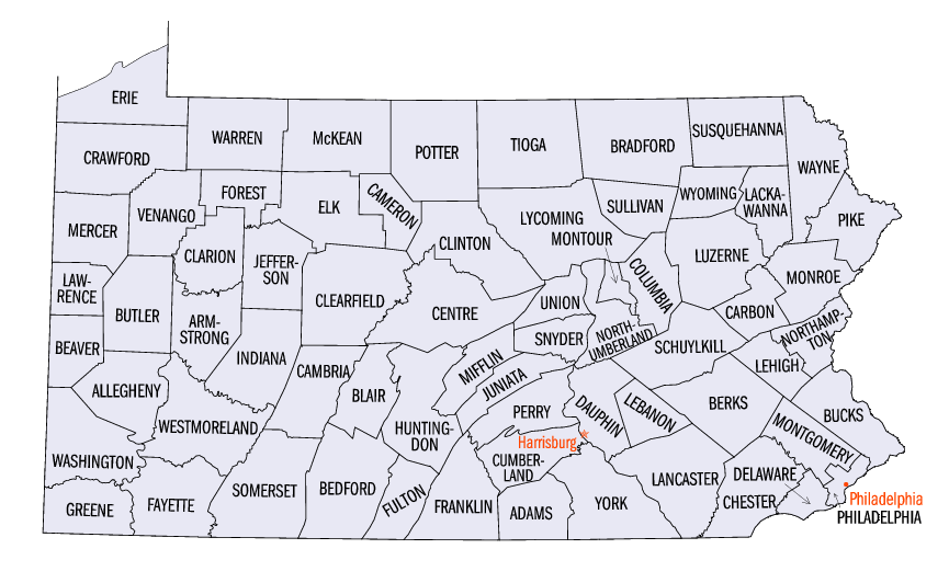 Pennsylvania-counties-map.gif