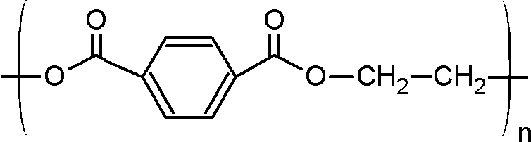 Polyéthylène téréphtalate : -[O-(CH2)2-O-CO-pPh-CO]n.