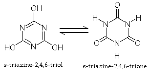 formes de l'acide cyanurique
