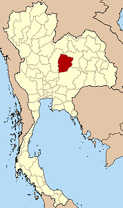 Province de Chaiyaphum en rouge