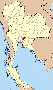 Province de Nakhon Nayok en rouge