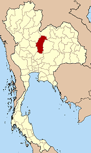Province de Phetchabun en rouge