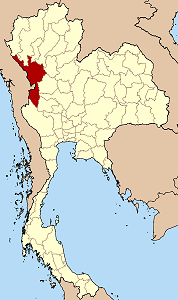 Province de Tak en rouge