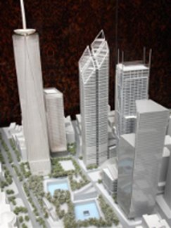 Maquette du projet One World Trade Center