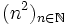 (n^2)_{n\in\mathbb N}