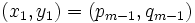 (x_1,y_1)=(p_{m-1},q_{m-1})\,